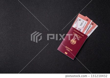 German passport, German document for travelling, border crossing German passport, German document for travelling, border crossing 131210432