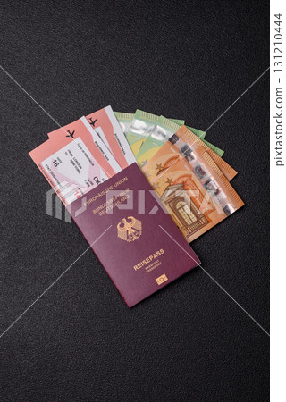 German passport, German document for travelling, border crossing German passport, German document for travelling, border crossing 131210444