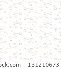 Horse bits, simple seamless pattern 131210673