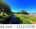 鄉村風景與藍天 131212596