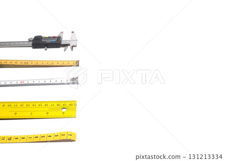 Yellow Measuring tape for tool roulette or ruler. Tape measure template in centimeters Yellow Measuring tape for tool roulette or ruler. Tape measure template in centimeters 131213334