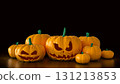 The Pumpkin Jack for Halloween or Holiday concept  3d Rendering. 131213853