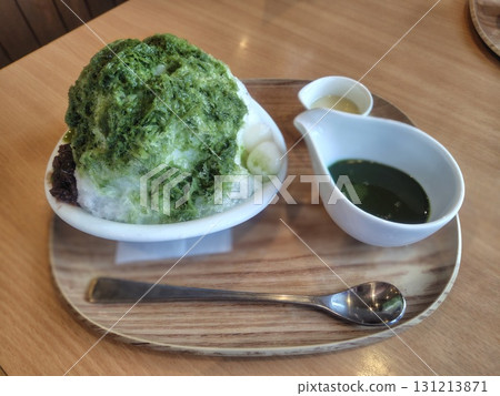 刨冰圖片：抹茶 131213871