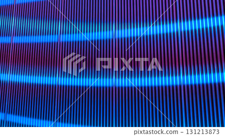 The Glass and Neon sign for Abstract Background concept 3d Rendering. 131213873