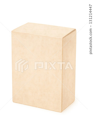 米色紙盒包裝水彩插圖PNG透明背景 131214447