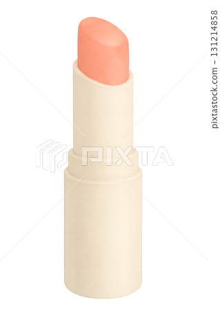 Coral pink lip balm stick type watercolor illustration PNG transparent background Coral pink lip balm stick type watercolor illustration PNG transparent background 131214858