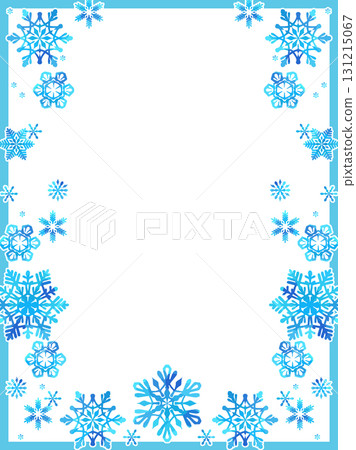 Snow pattern vertical frame 131215067