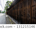 Traditional wooden fences of old Japanese houses 131215146