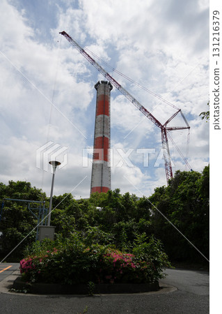 砂町水再生中心煙囪拆除工程 2024年5月 131216379