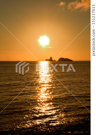 Evening view of Goto-nada, Kakuriki-nada, and Daikaku-nada 131217013