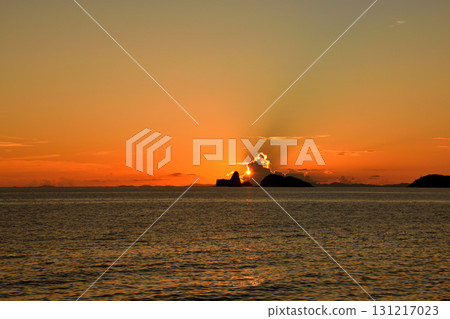 Evening view of Goto-nada, Kakuriki-nada, and Daikaku-nada 131217023