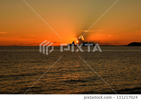 Evening view of Goto-nada, Kakuriki-nada, and Daikaku-nada 131217024