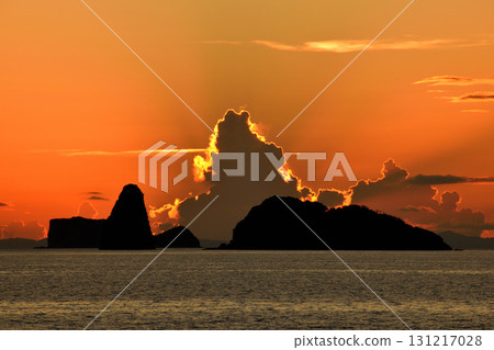 五島灘、角木灘和大角灘的夜景 五島灘、角木灘和大角灘的夜景 131217028