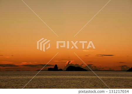 五島灘、角木灘和大角灘的夜景 五島灘、角木灘和大角灘的夜景 131217034