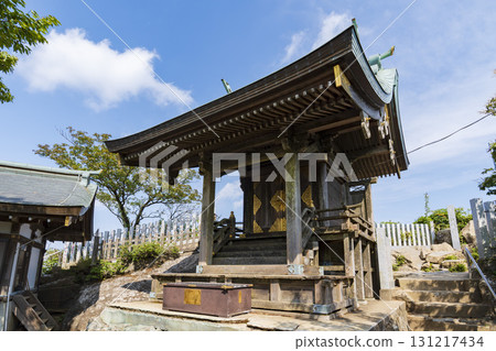 筑波山（女體山）山頂的神社 131217434
