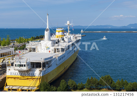 Seikan Ferry Memorial Ship Hakkoda Maru and the view of Aomori Port Seikan Ferry Memorial Ship Hakkoda Maru and the view of Aomori Port 131217456