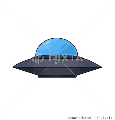 illustration of UFO illustration of UFO 131217615