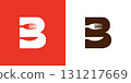 Letter B fork spoon icon food logo 131217669