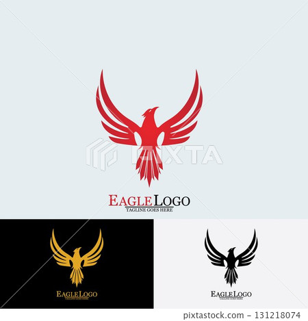 Falcon Eagle Bird Logo Template Vector Icon 131218074