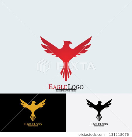 Falcon Eagle Bird Logo Template Vector Icon Falcon Eagle Bird Logo Template Vector Icon 131218076