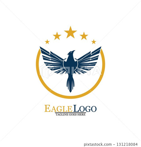 Falcon Eagle Bird Logo Template Vector Icon Falcon Eagle Bird Logo Template Vector Icon 131218084