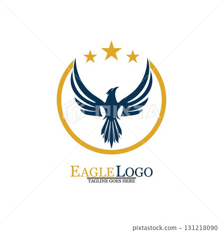 Falcon Eagle Bird Logo Template Vector Icon Falcon Eagle Bird Logo Template Vector Icon 131218090