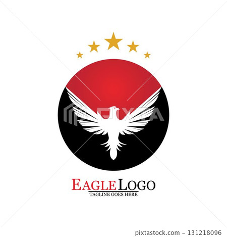 Falcon Eagle Bird Logo Template Vector Icon Falcon Eagle Bird Logo Template Vector Icon 131218096
