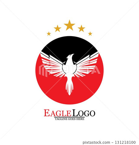 Falcon Eagle Bird Logo Template Vector Icon Falcon Eagle Bird Logo Template Vector Icon 131218100
