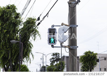 Japanese pedestrian traffic light 131218137
