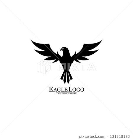 Eagle icon logo design vector template 131218183