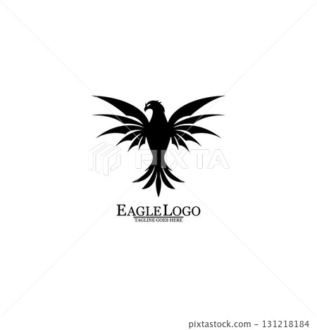 Eagle icon logo design vector template 131218184