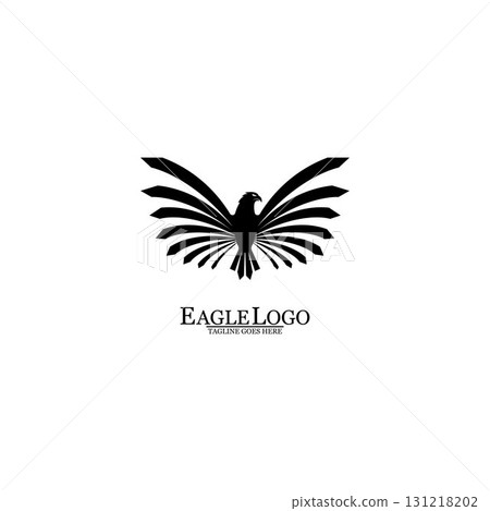 Eagle icon logo design vector template 131218202