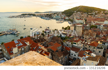 View from bell tower in Split, Croatia 131218206