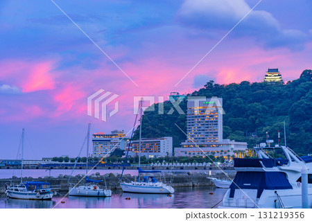 【靜岡縣】夕陽西下的熱海港 【靜岡縣】夕陽西下的熱海港 131219356