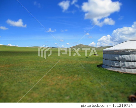 Mongolian Nomadic Diorama Style Mongolian Nomadic Diorama Style 131219734