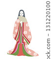Junihitoe (12-layered kimono) woman 131220100