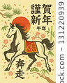 馬年賀年卡③ 131220939