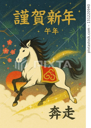 馬年賀年卡② 131220940