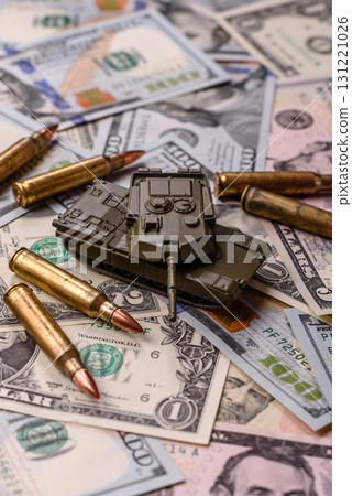 Money, cash dollars to fund weapons for war and defense against attack. Dollars for war Money, cash dollars to fund weapons for war and defense against attack. Dollars for war 131221026