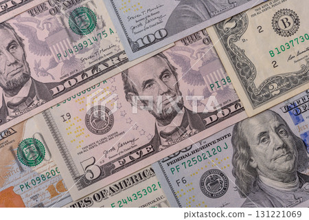 USA money, cash paper dollars, american business and financial transactions. Cash dollars 131221069