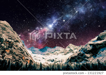 milky way in the mountains, stars, milky galaxy in the mountains. the milky way in the mountains, stars and milky way in the background milky way in the mountains, stars, milky galaxy in the mountains. the milky way in the mountains, stars and milky way in the background 131221927