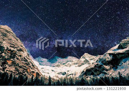 milky way in the mountains, stars, milky galaxy in the mountains. the milky way in the mountains, stars and milky way in the background milky way in the mountains, stars, milky galaxy in the mountains. the milky way in the mountains, stars and milky way in the background 131221930