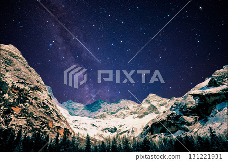 milky way in the mountains, stars, milky galaxy in the mountains. the milky way in the mountains, stars and milky way in the background milky way in the mountains, stars, milky galaxy in the mountains. the milky way in the mountains, stars and milky way in the background 131221931