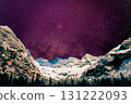 milky way in the mountains, stars, milky galaxy in the mountains. the milky way in the mountains, stars and milky way in the background 131222093
