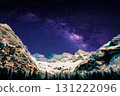 milky way in the mountains, stars, milky galaxy in the mountains. the milky way in the mountains, stars and milky way in the background 131222096