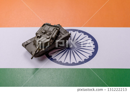 Money and flag of India with ammunition and tank as a concept of weapons for war. India and weapons Money and flag of India with ammunition and tank as a concept of weapons for war. India and weapons 131222213