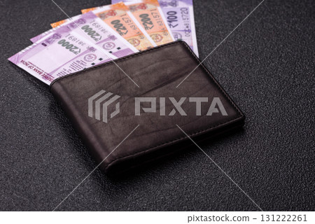 Indian money, rupee, paper banknotes, cash. Indian money for travelling Indian money, rupee, paper banknotes, cash. Indian money for travelling 131222261