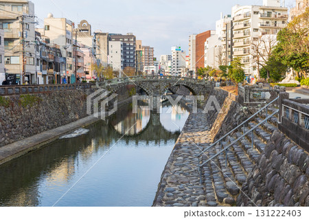 Nagasaki City, Nagasaki Prefecture, Japan's Three Great Bridges, Meganebashi Bridge 131222403