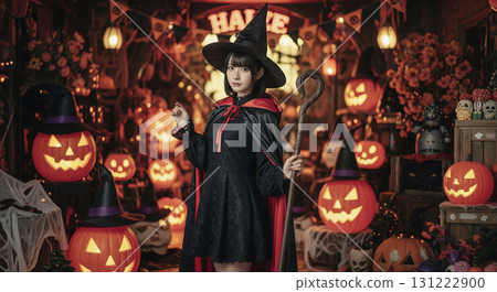 Halloween party witch costume 131222900