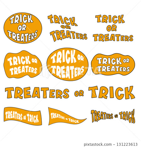 The Trick or treaters for Halloween or holiday  concept 131223613